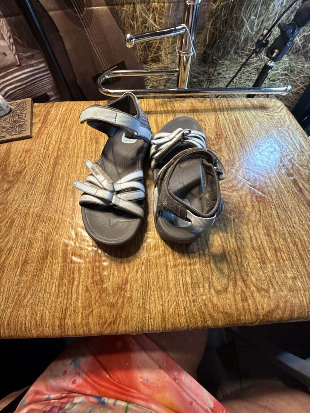 Teva Women's Strappy Hiking Sandals Gray